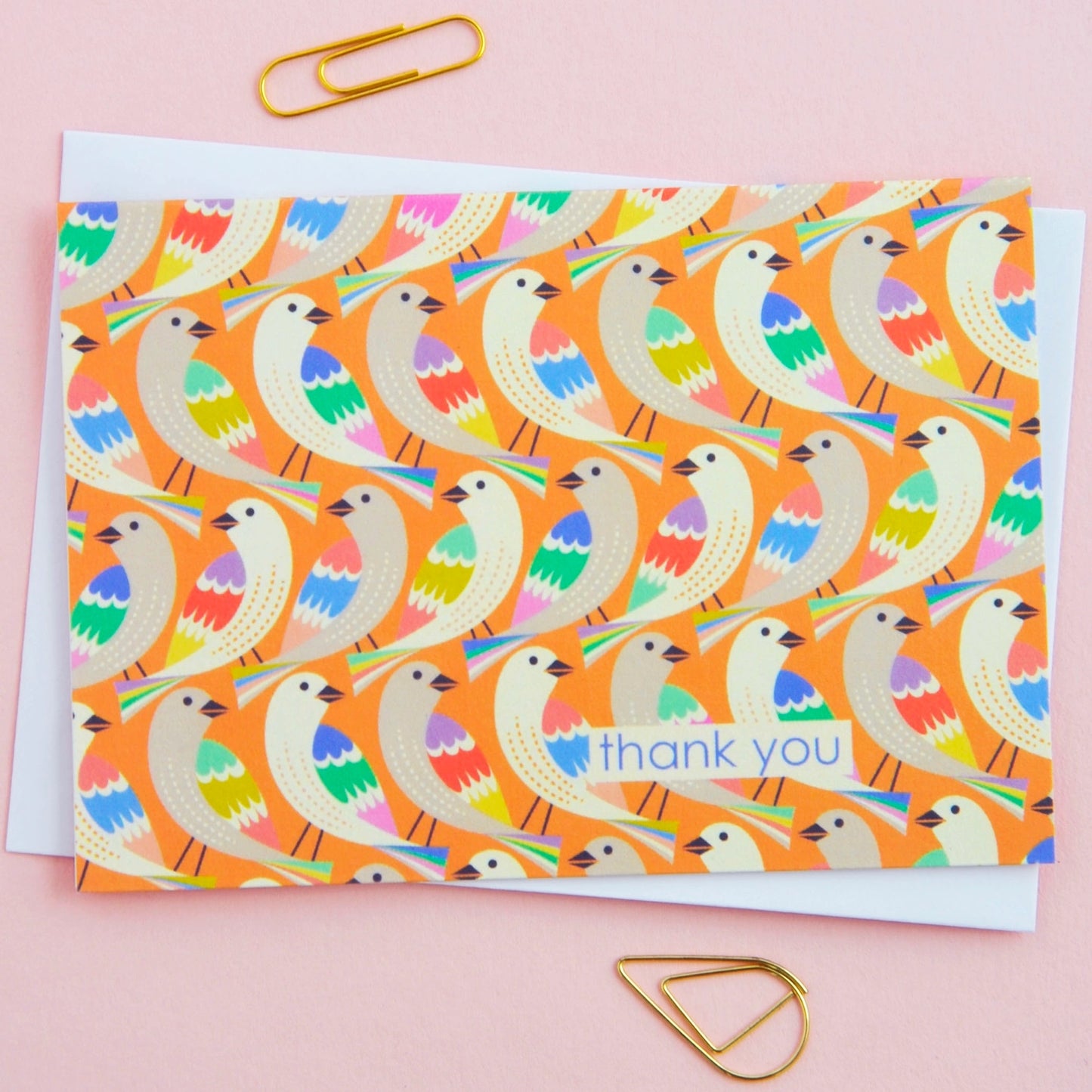 Birds Thank You Card Notecard Set
