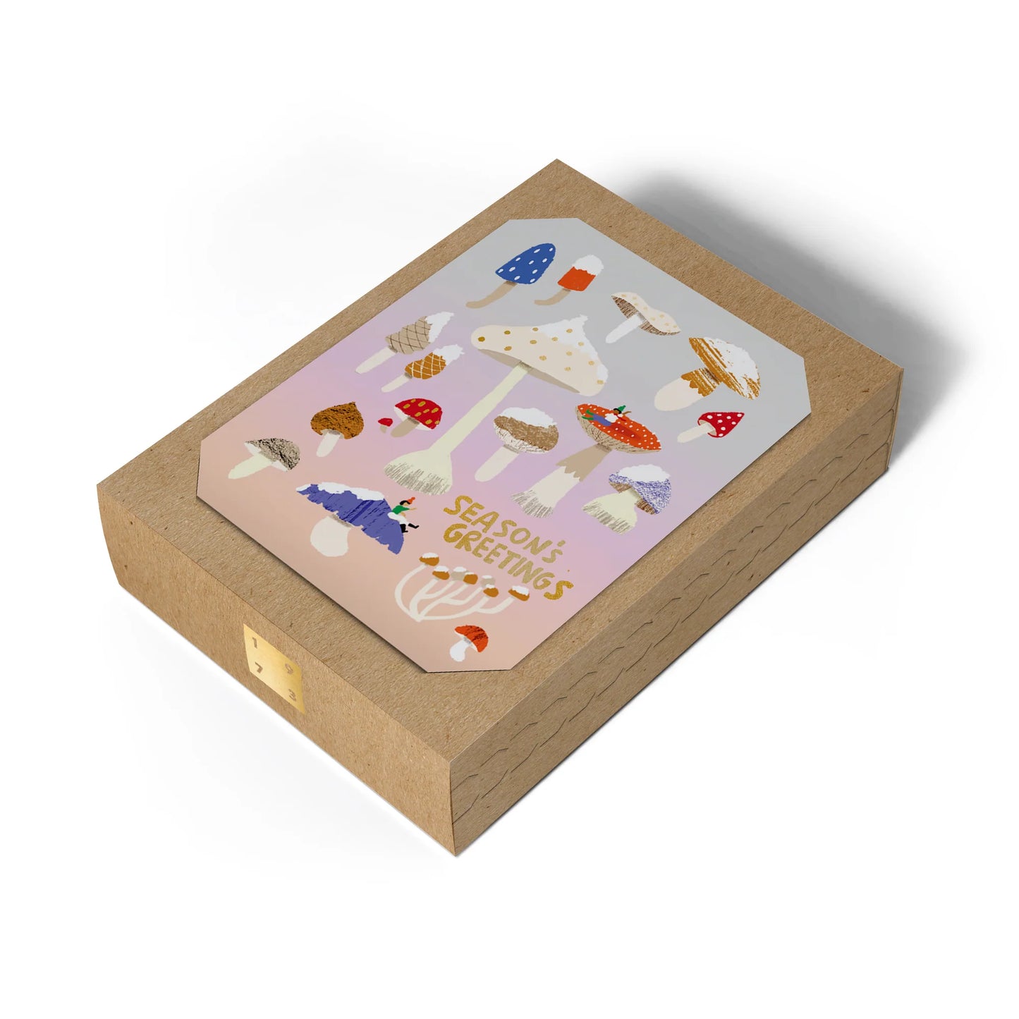 Shroomy Winter - Box of Christmas Eight Cards