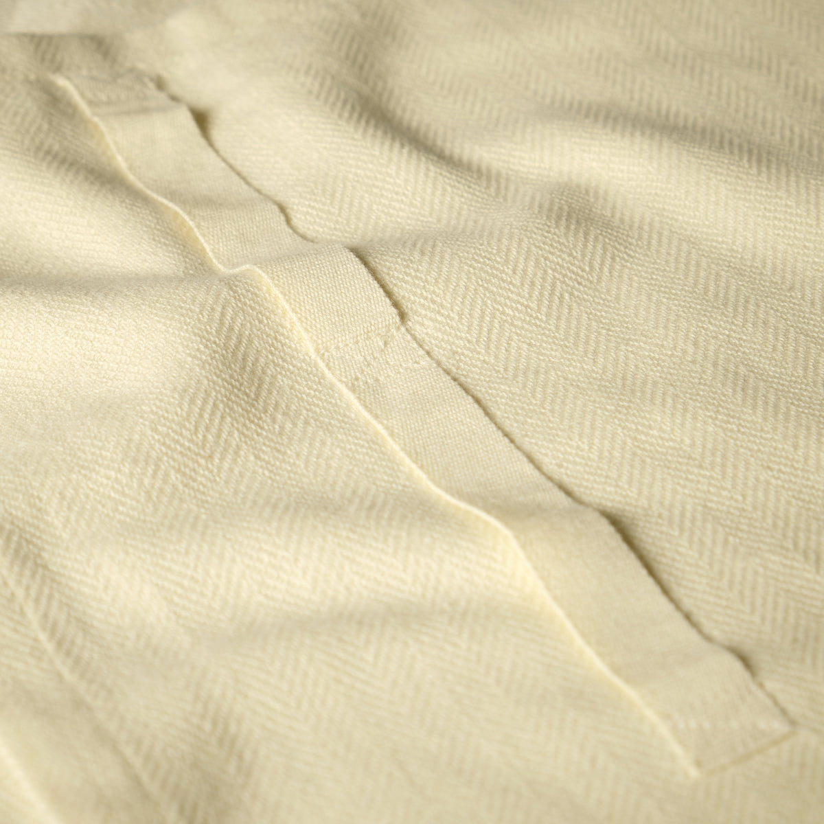 Organic Cotton Kitchen Towel in Pale Yellow