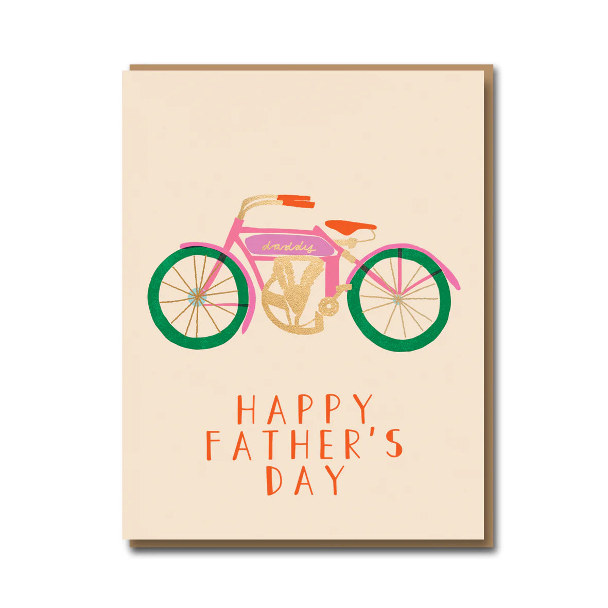 Vintage Biker Father's Day Card