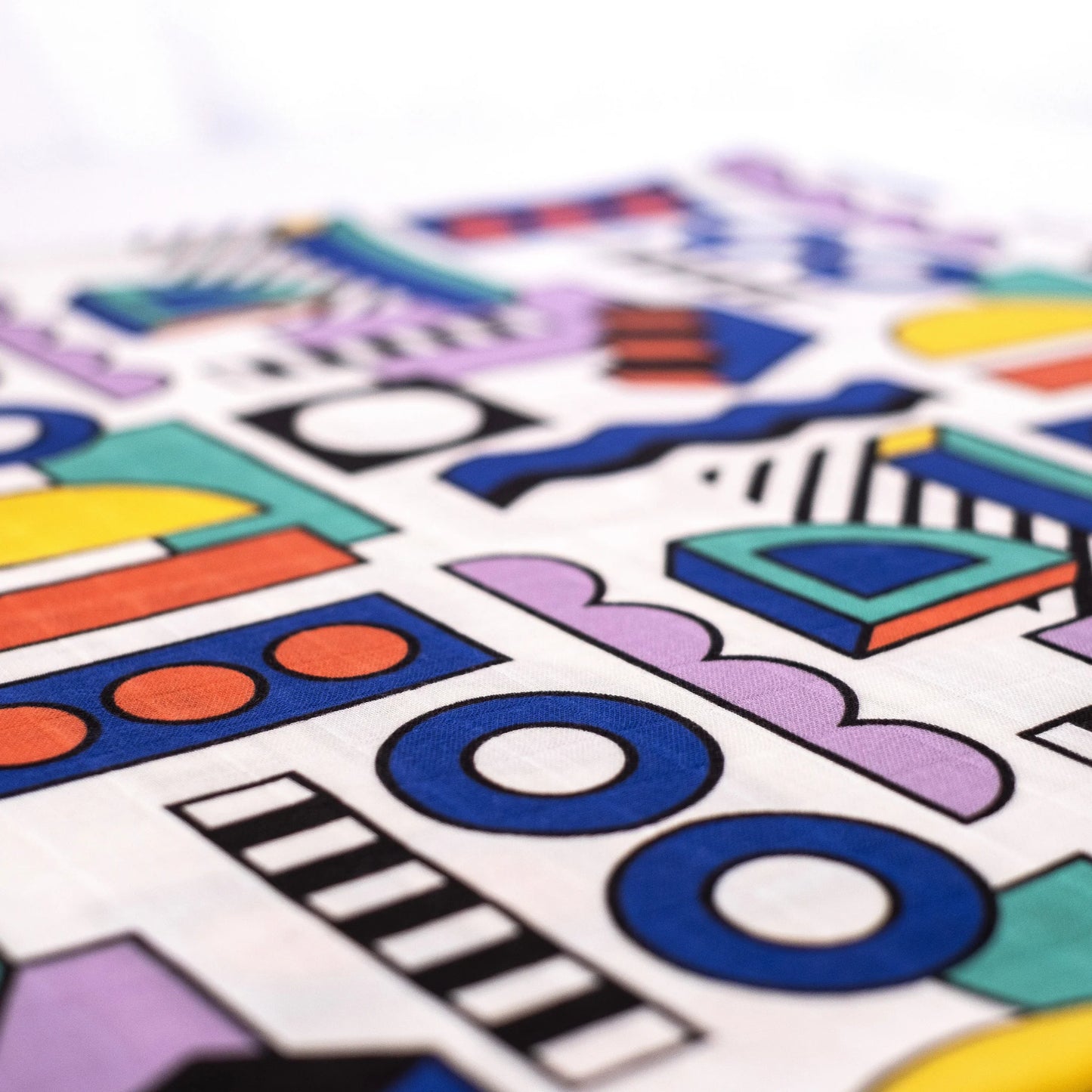 Camille Walala Studio 'Shapes' Muslin - XL Sensory Muslin Square