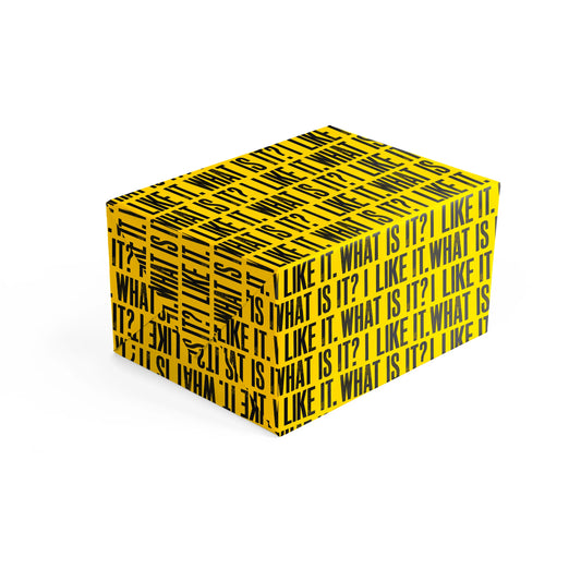 Anthony Burrill 'I like it. What is it?' Gift Wrap Sheet