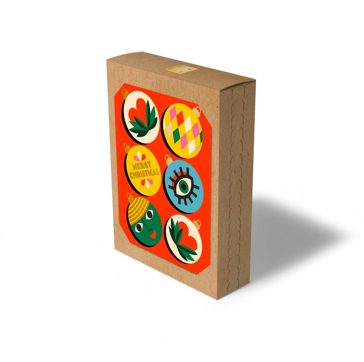 Christmas Baubles - Box of Christmas Eight Cards