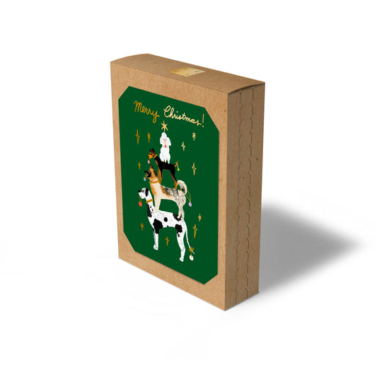 Pup Tree -  Box of Christmas Eight Cards