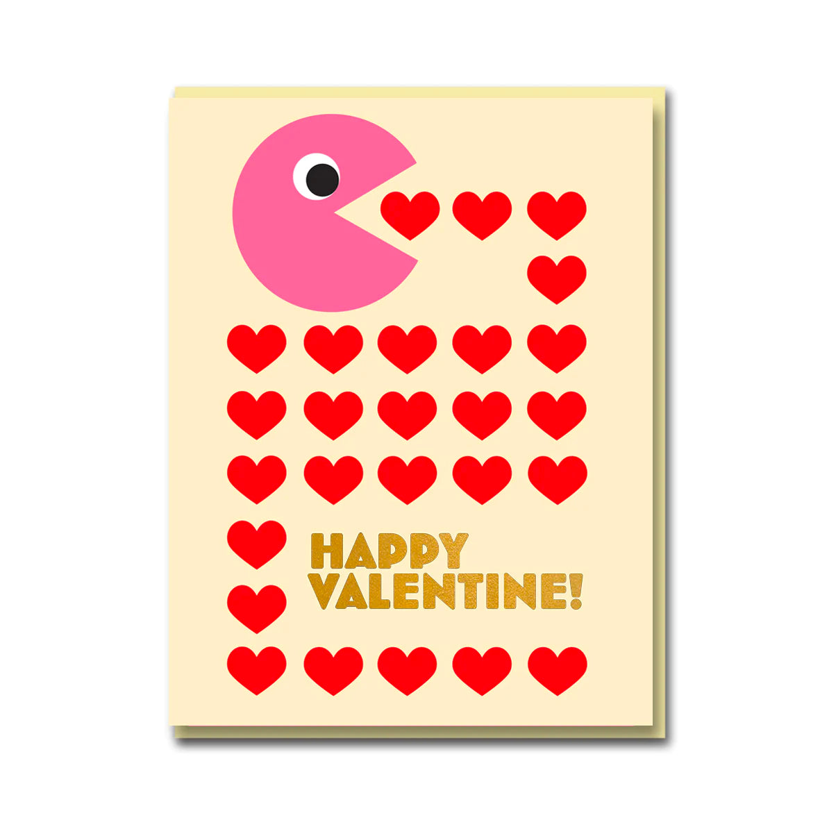 Valentine's Pac-Man Card