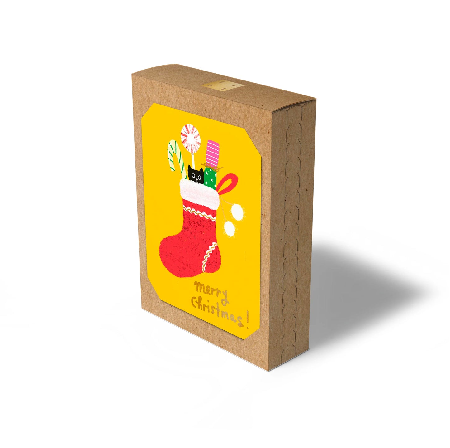 Merry Stocking - Box of Christmas Eight Cards