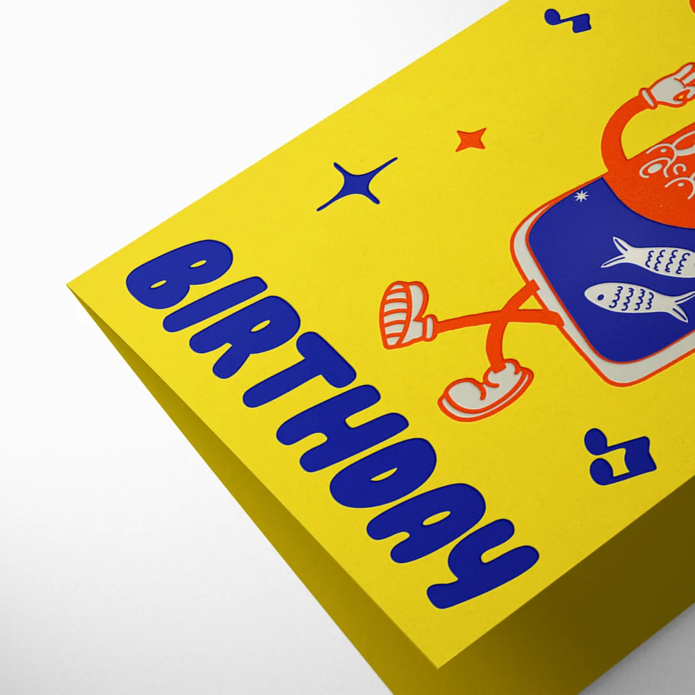 The Toonies: Tinned Fish Birthday Card