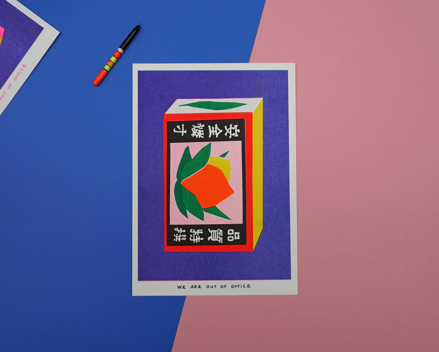 A Japanese Matchstick Box Risoprint