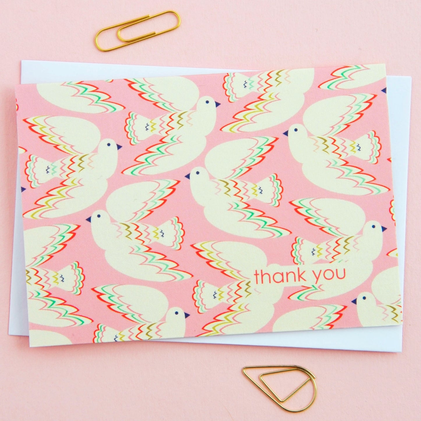 Birds Thank You Card Notecard Set