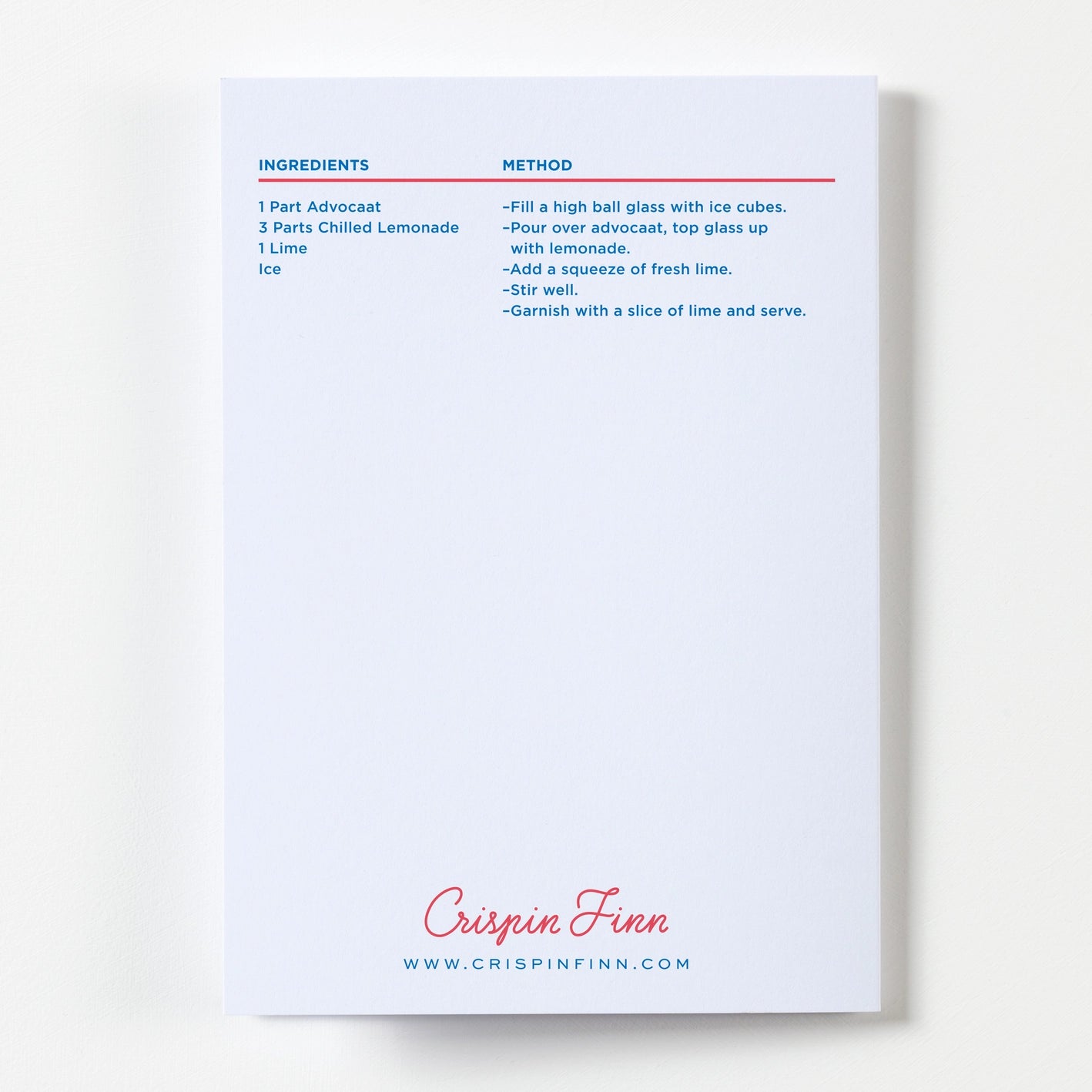 Snowball Christmas Recipe Greetings Card