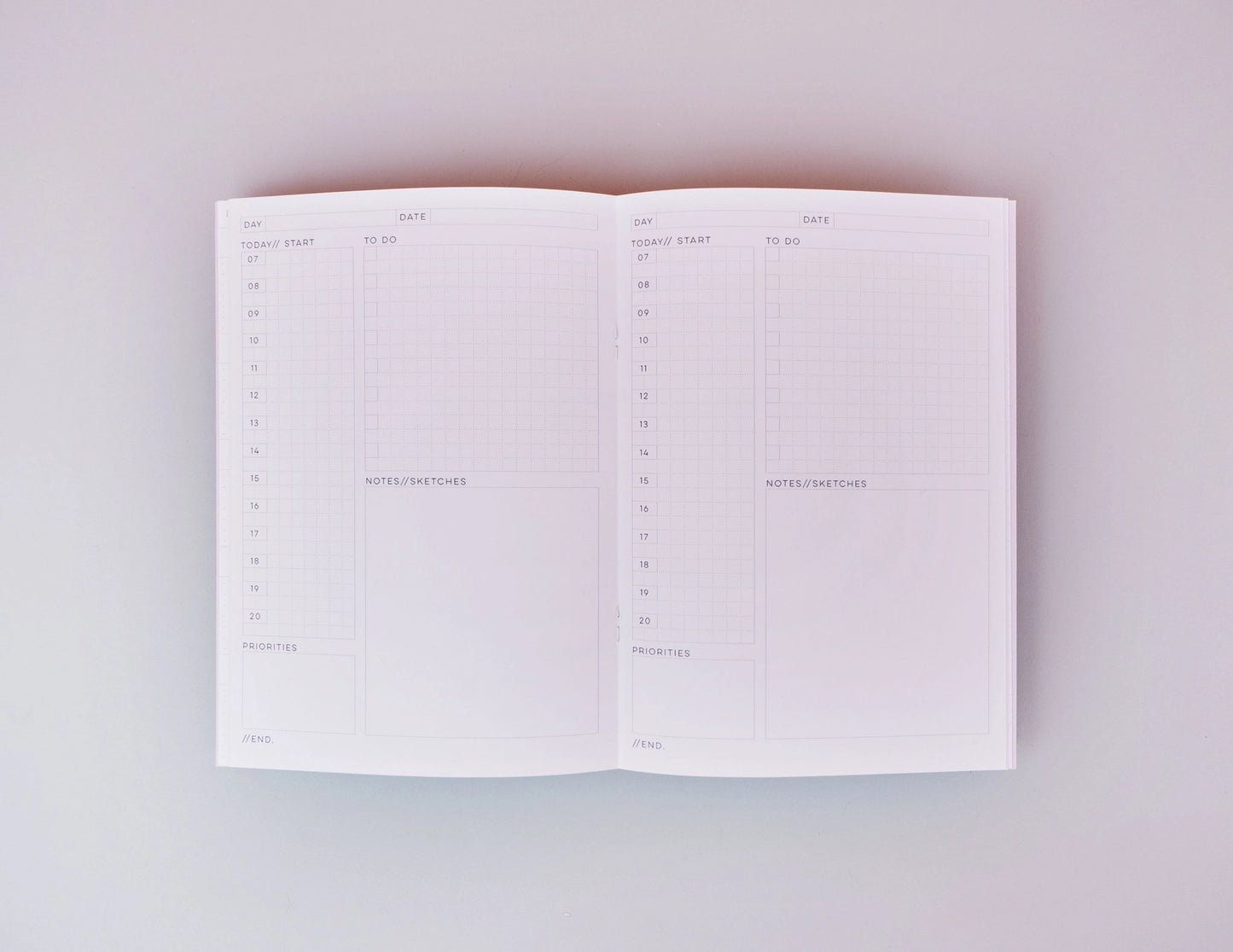 Oslo Slimline Monthly Planner