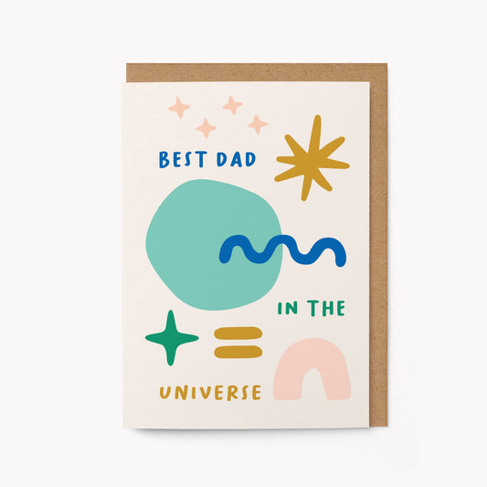 Best Dad in the Universe Card
