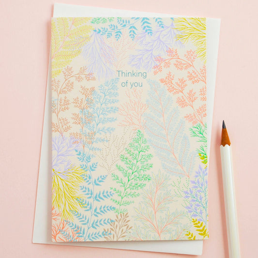 Thinking of You Botanics Greetings Card