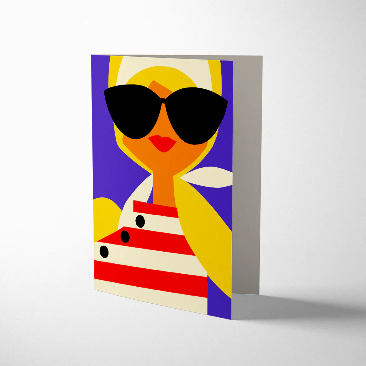 Stripe Birthday Card