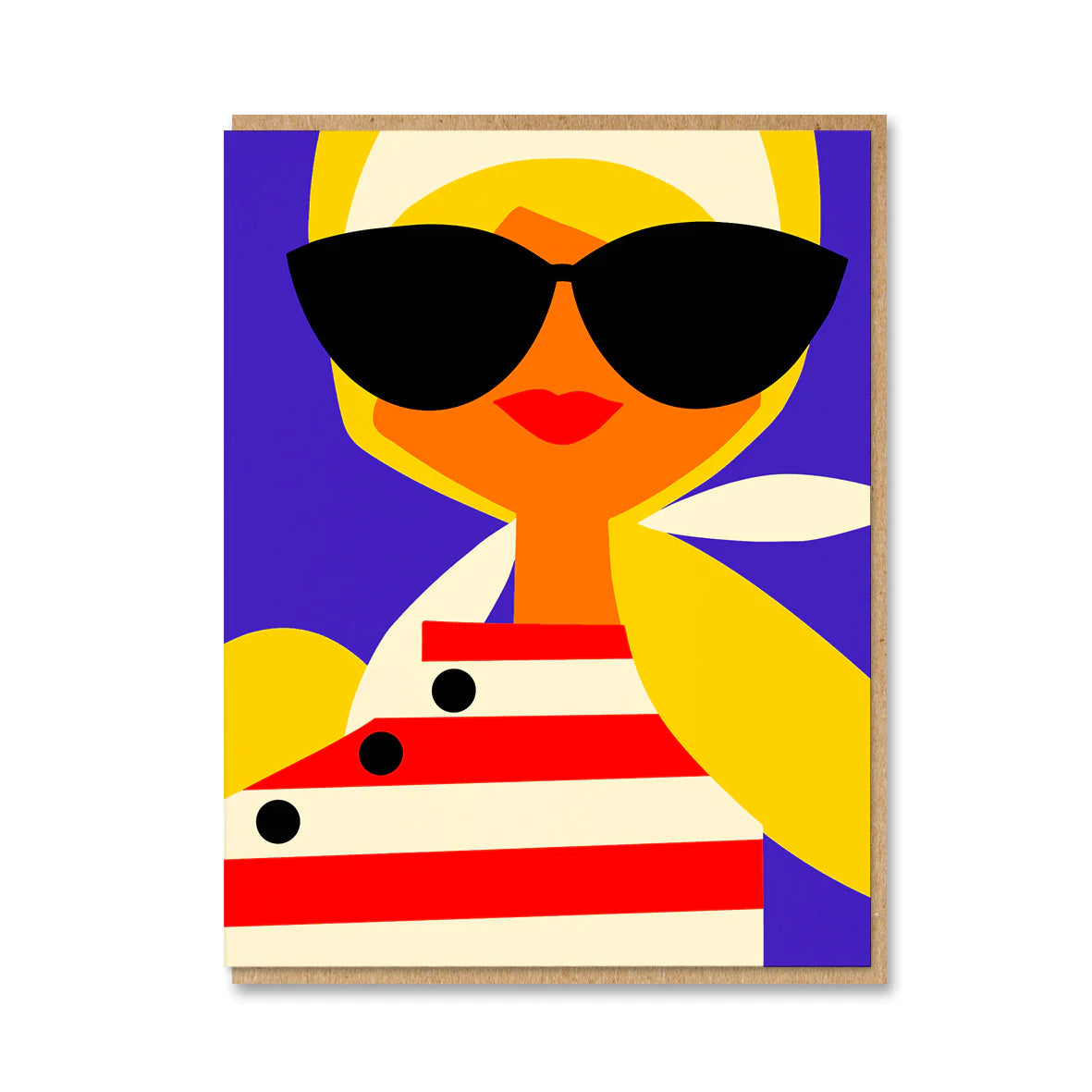 Stripe Birthday Card