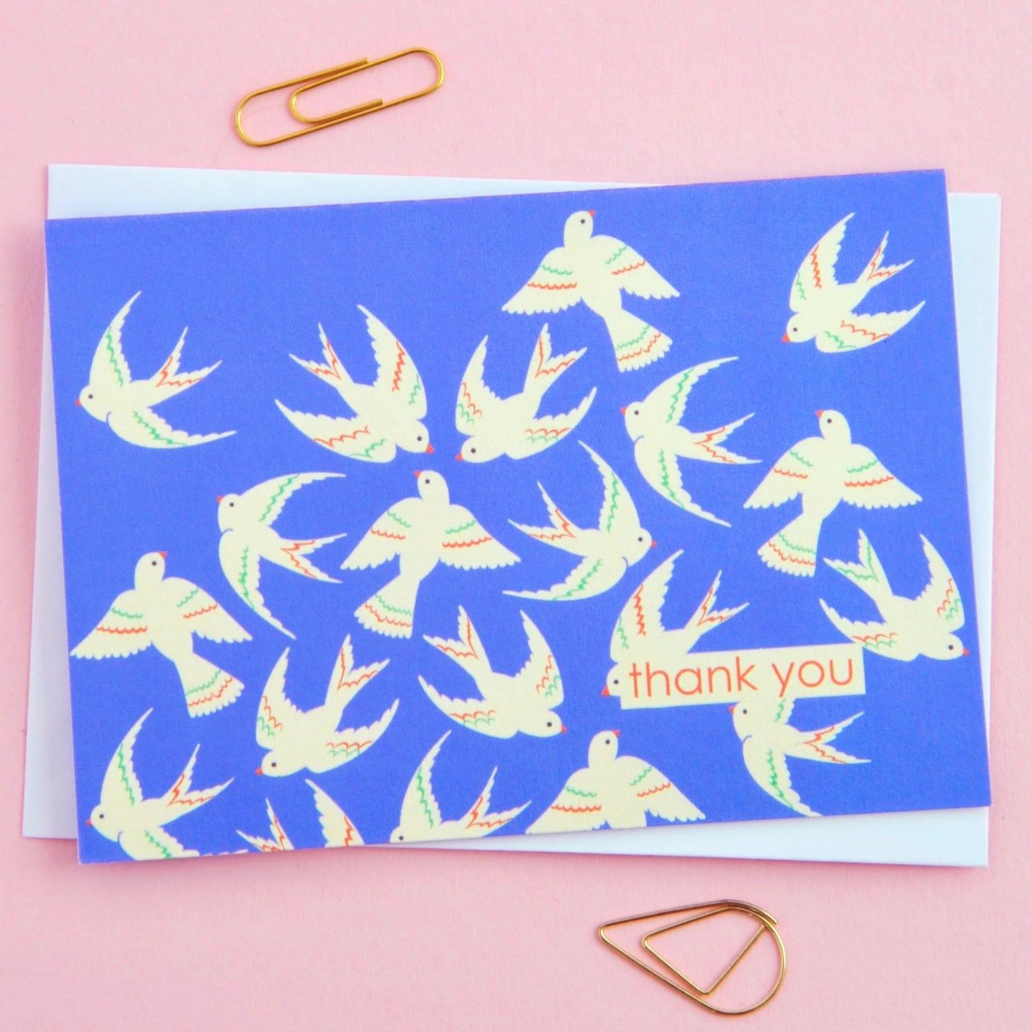 Birds Thank You Card Notecard Set