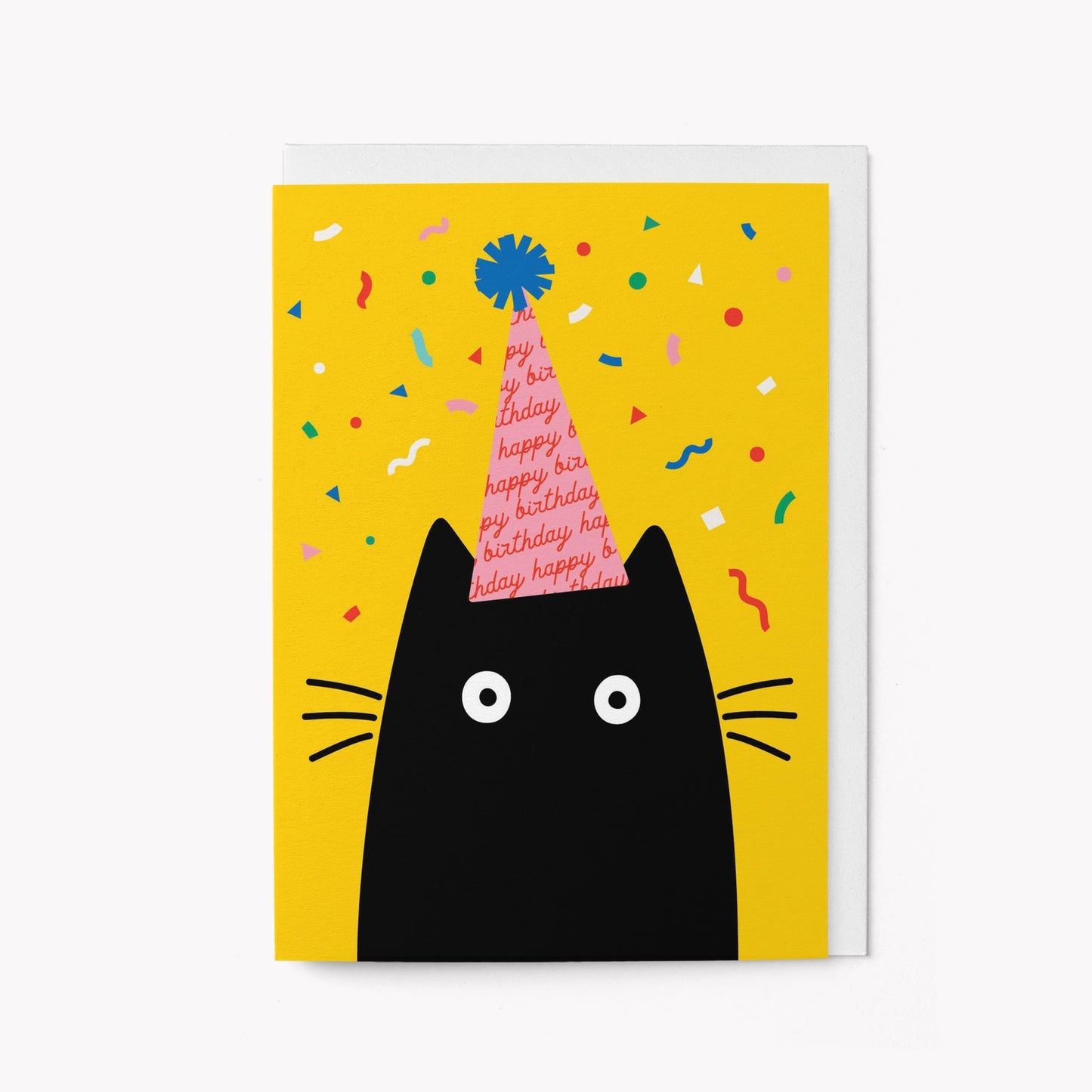 Birthday Cat Greeting Card