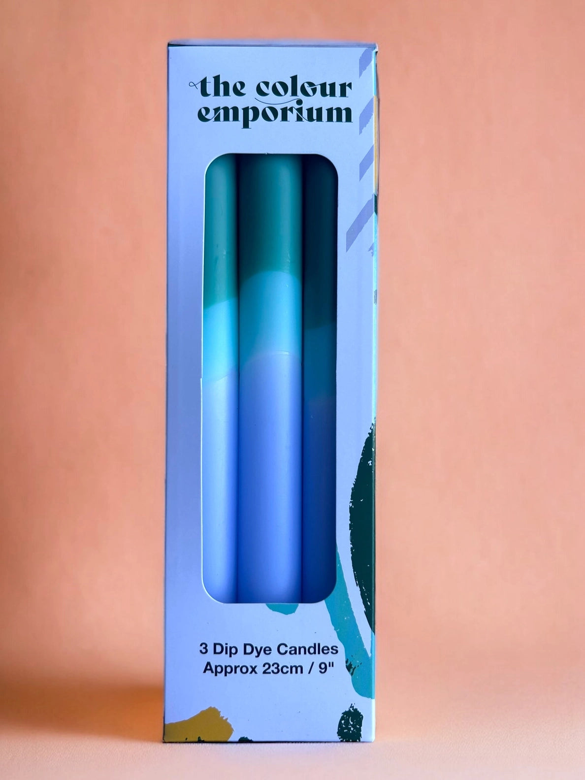 Sage Serenity - Dip Dye Dinner Candle Trio