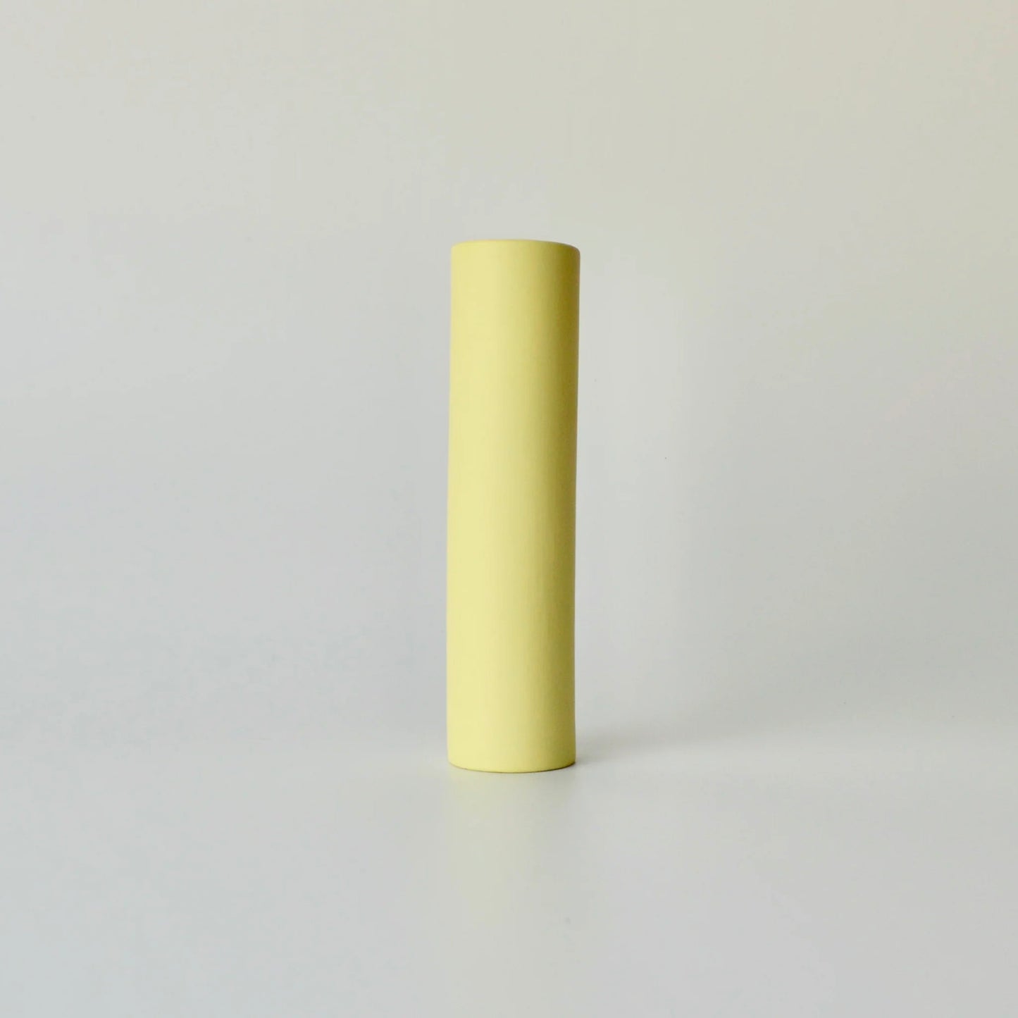 Medium Stem Vase in Naples Yellow