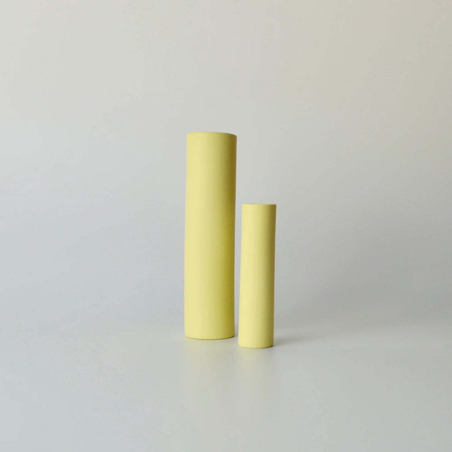 Small Stem Vase in Naples Yellow