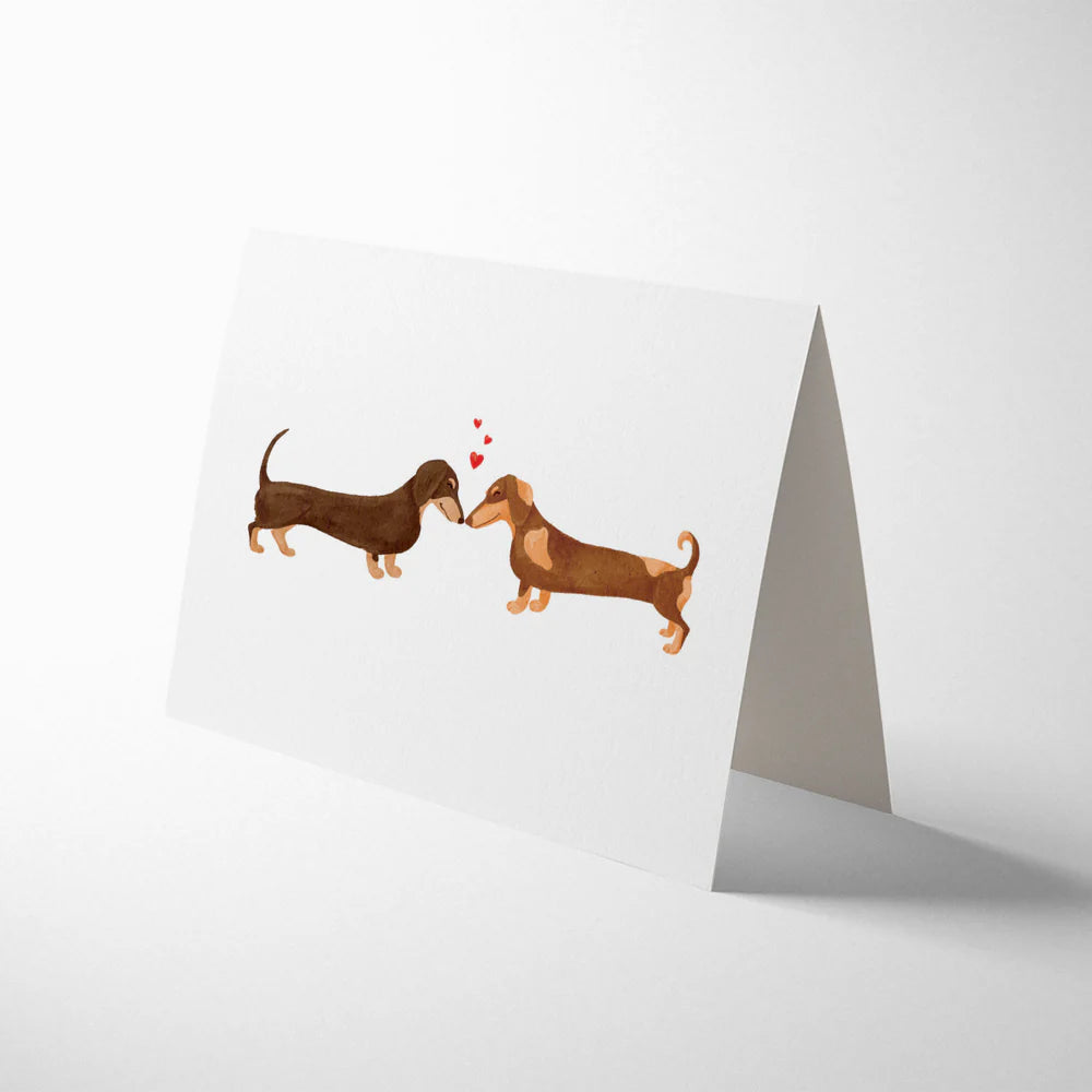 Dachshunds Lovers Card
