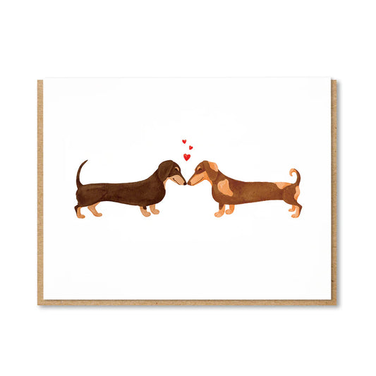 Dachshunds Lovers Card