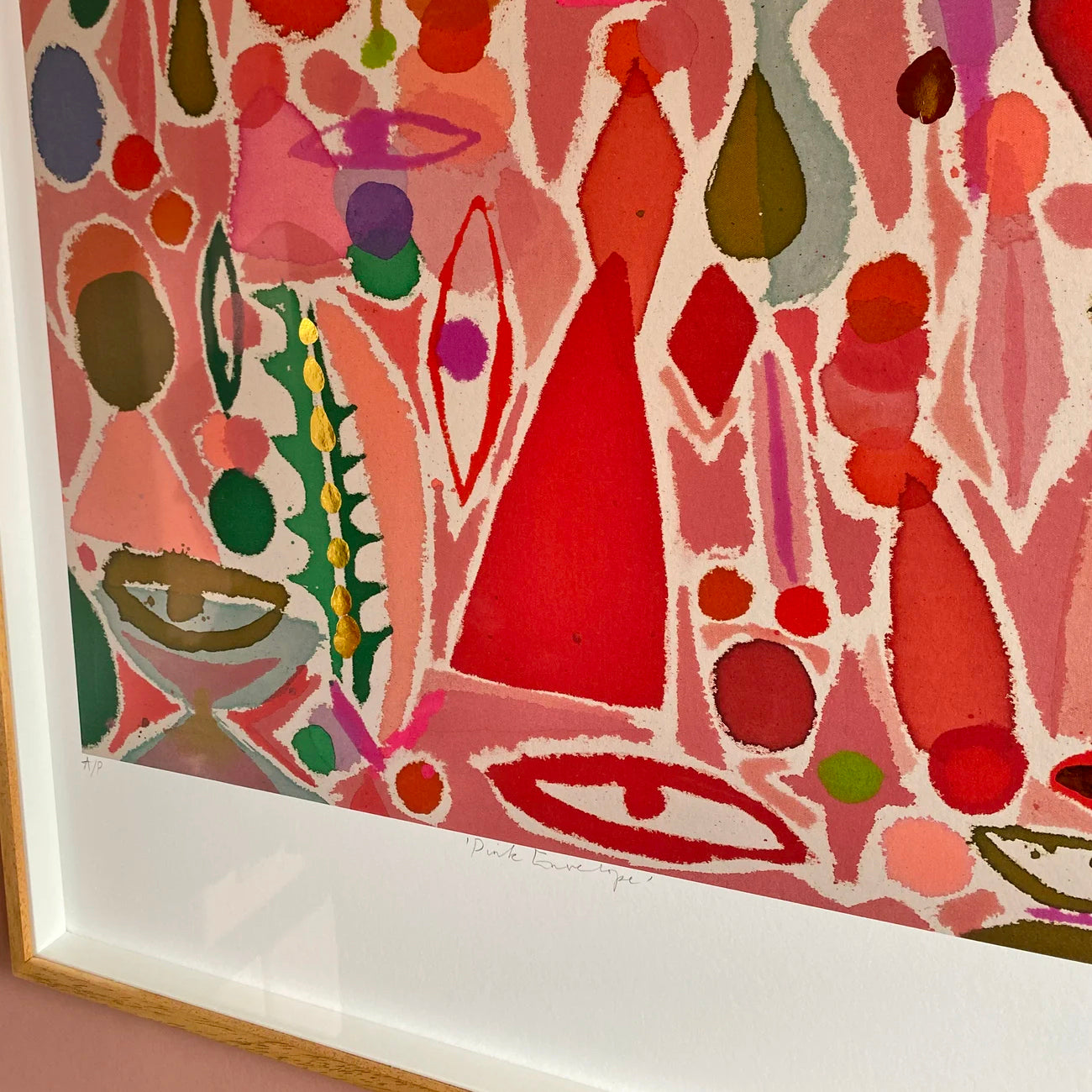 Pink Envelope Limited Edition Giclee Print