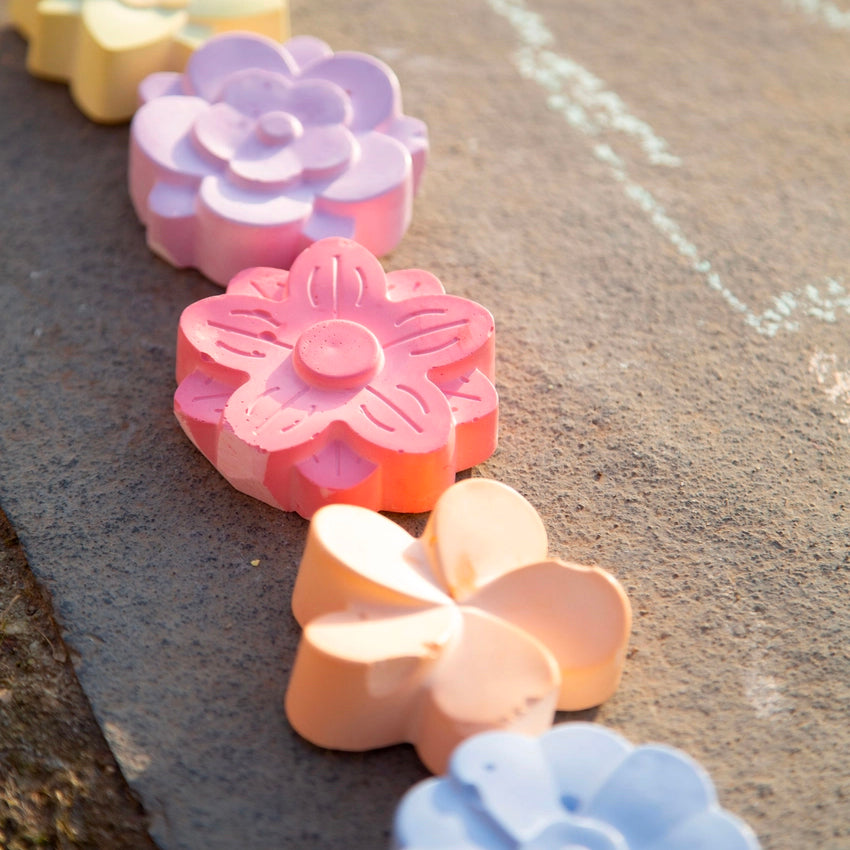 Flower Shape Pavement Chalks