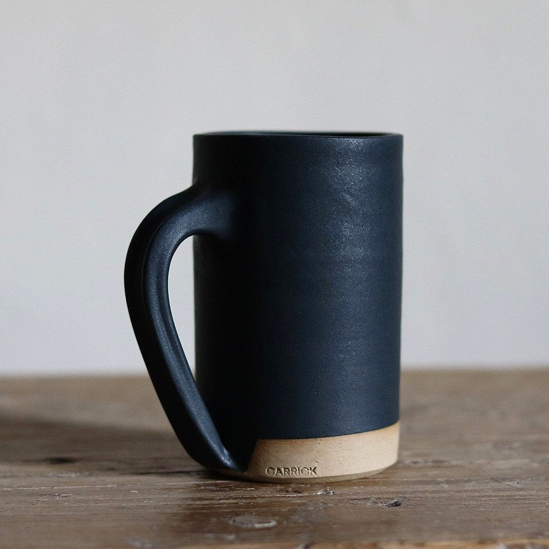 Charcoal Tall Stoneware Mug