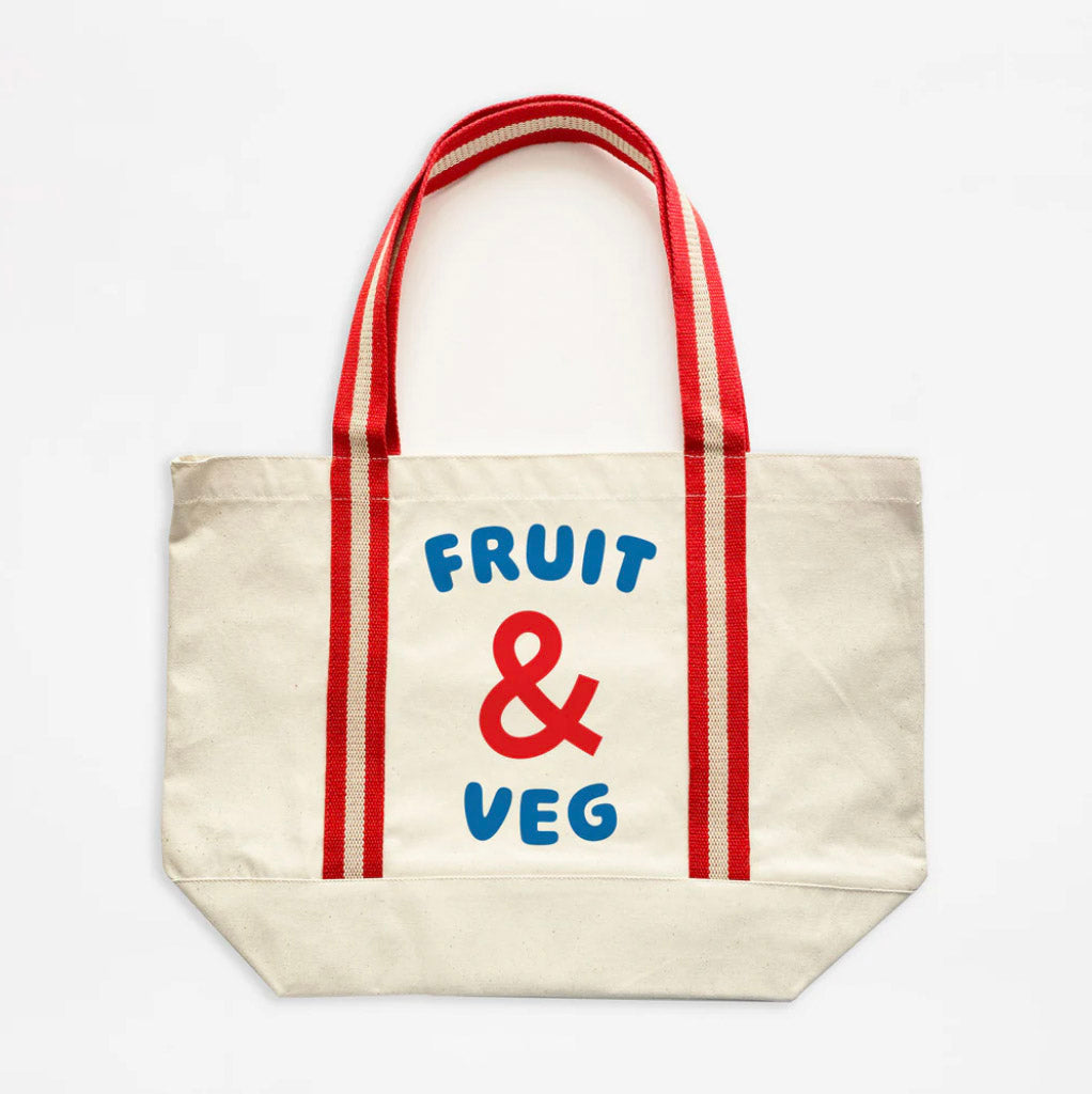 Fruit & Veg/Beer & Wine Tote Bag