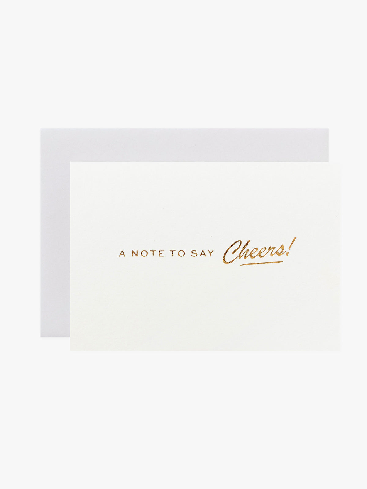 Cheers! Gold Mini Card