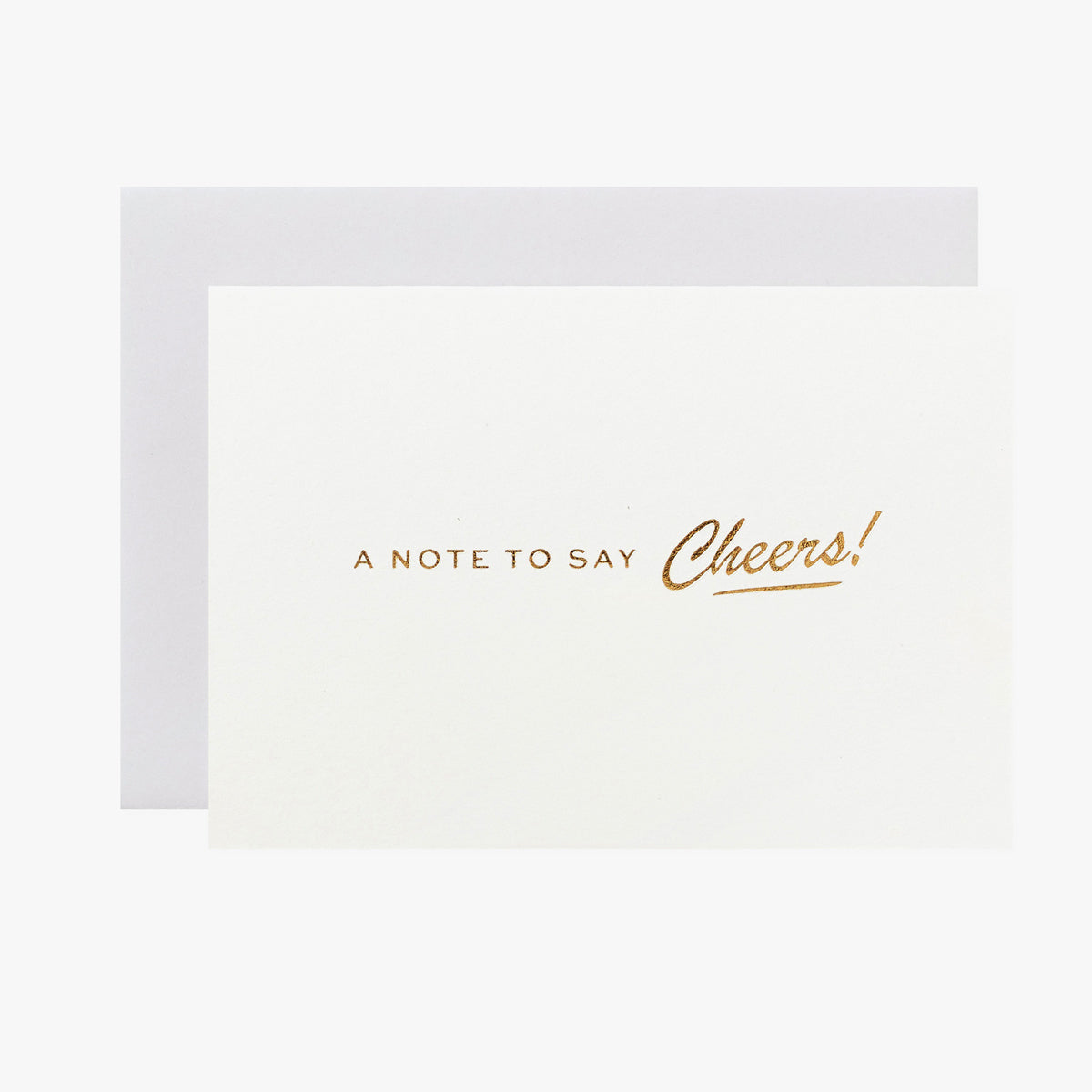 Cheers! Gold Mini Card