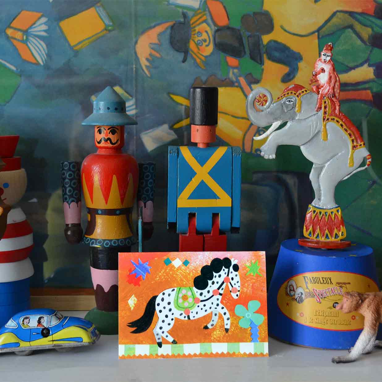 Circus Pony Mini Card