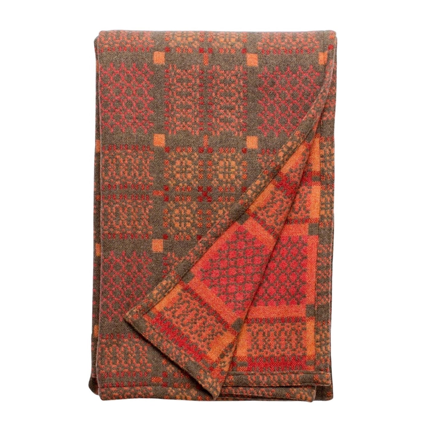 Knot Garden Welsh Lambswool Throw