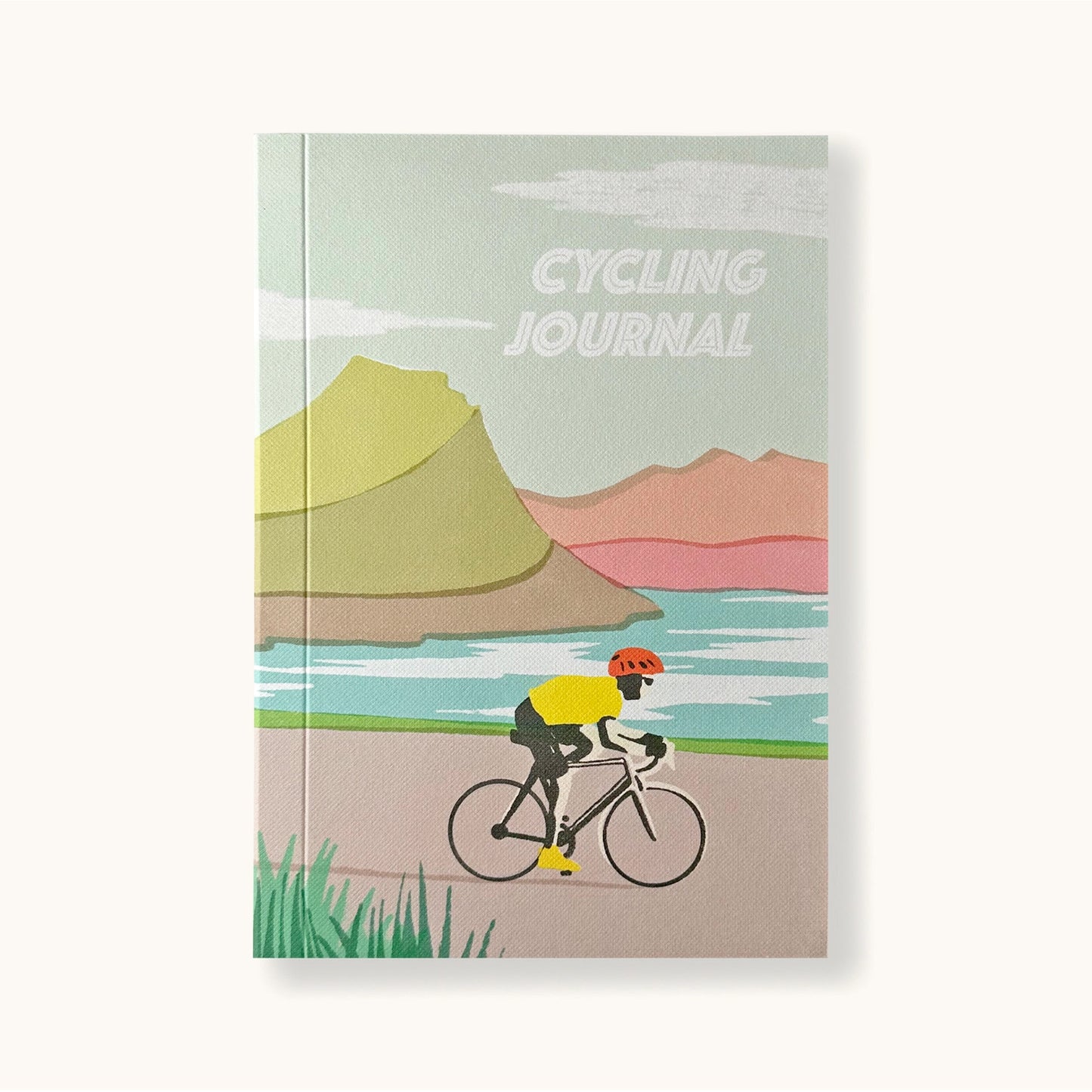 Cycling Journal with Vintage Style Recycled Papers