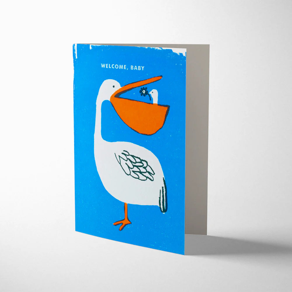 Pelican Baby Congratulations Card