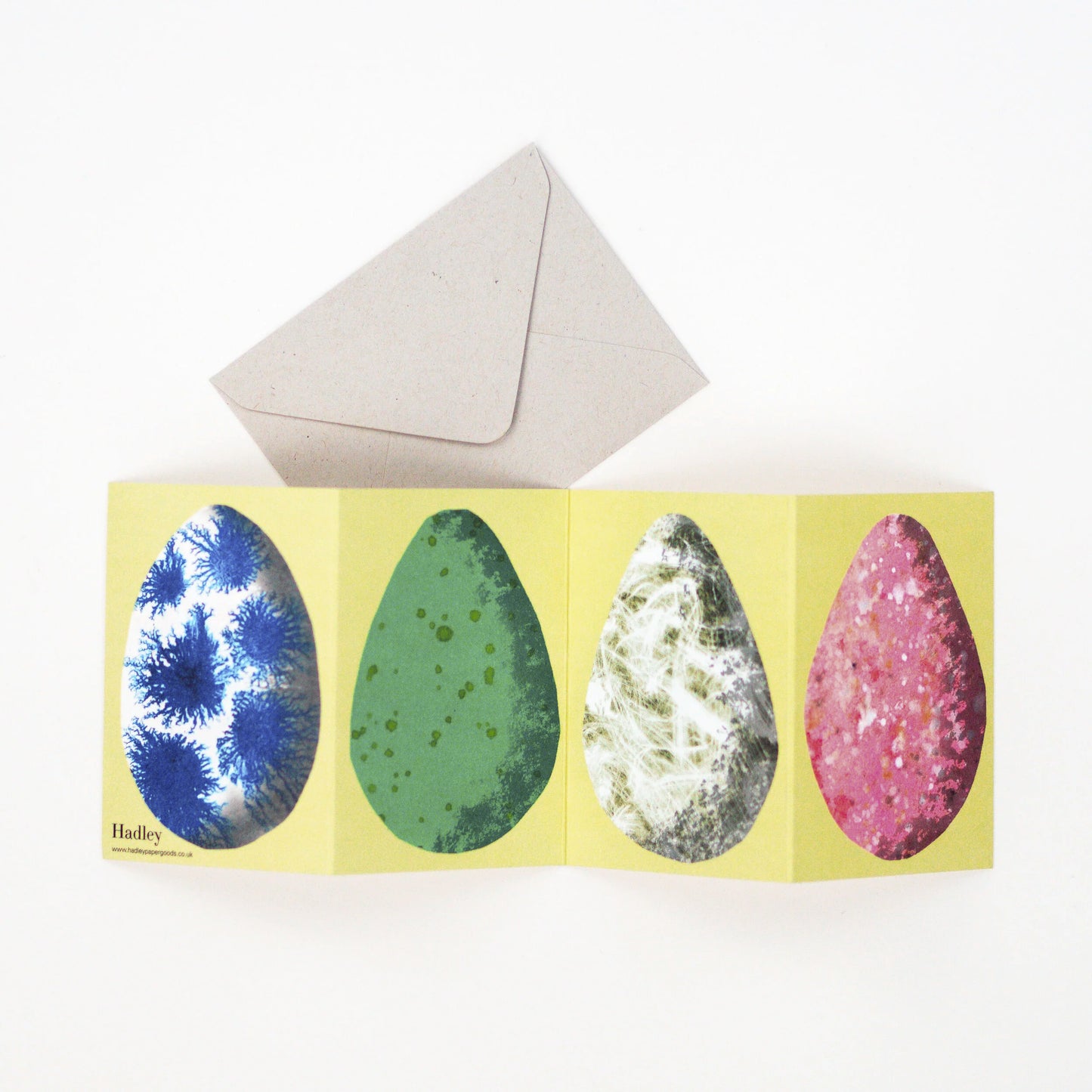 Eggs Concertina Card