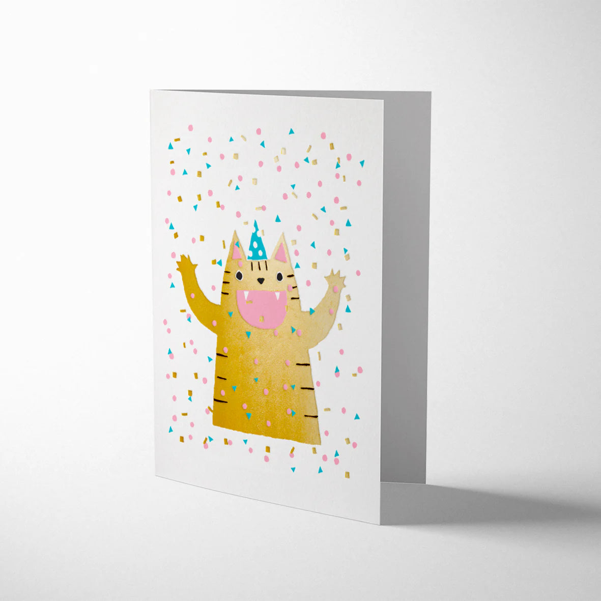 Confetti Cat Card