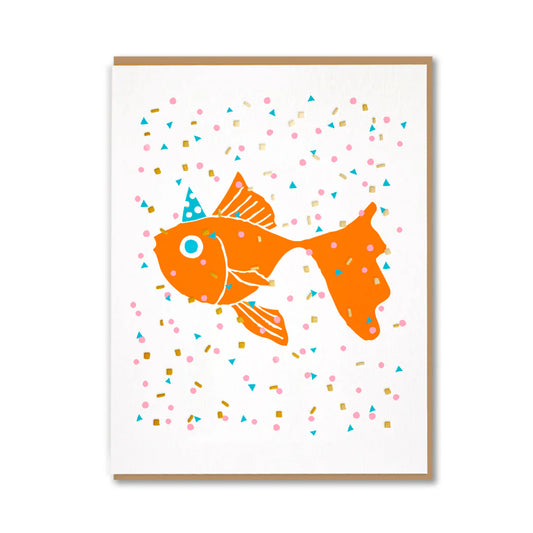 Confetti Fish Card