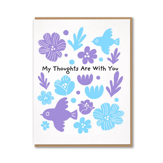 My Thoughts Are With You Card