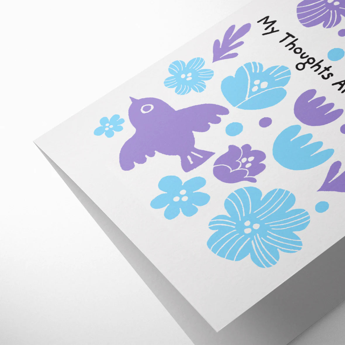 My Thoughts Are With You Card