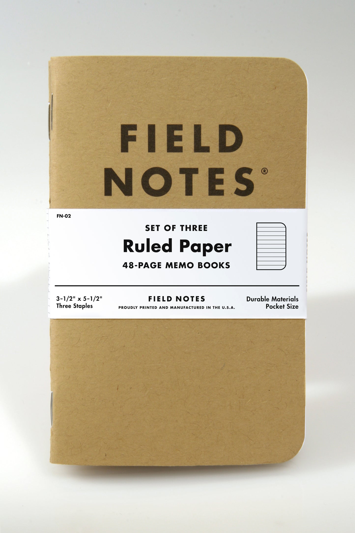 Field Notes Original Kraft - Pack of Three