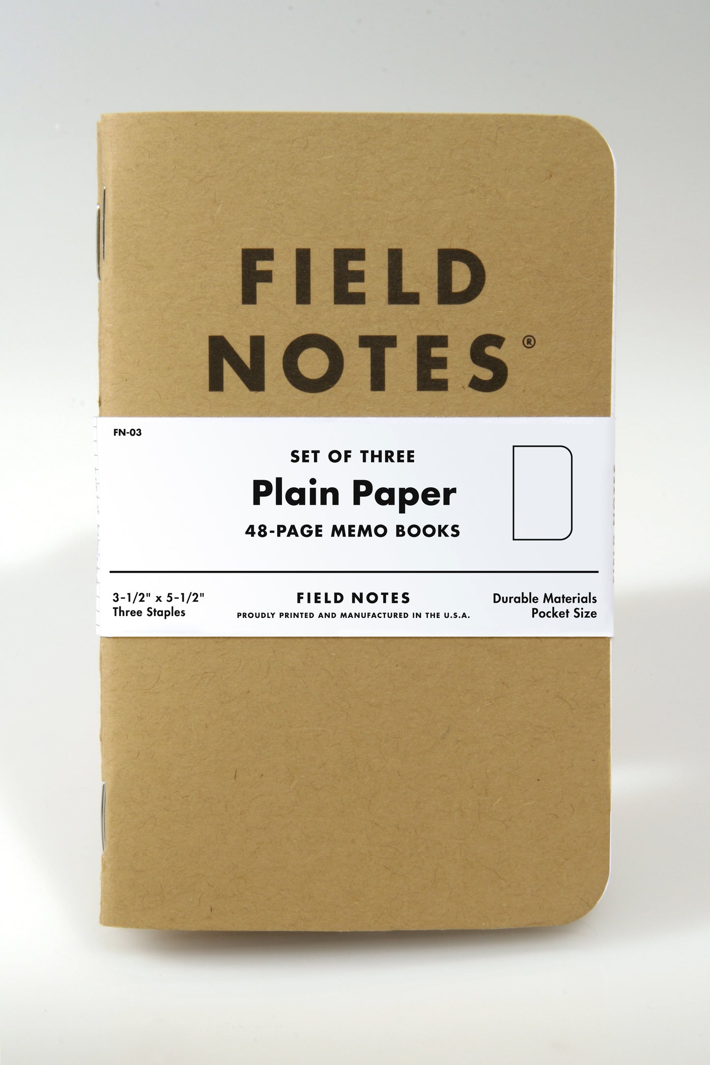 Field Notes Original Kraft - Pack of Three