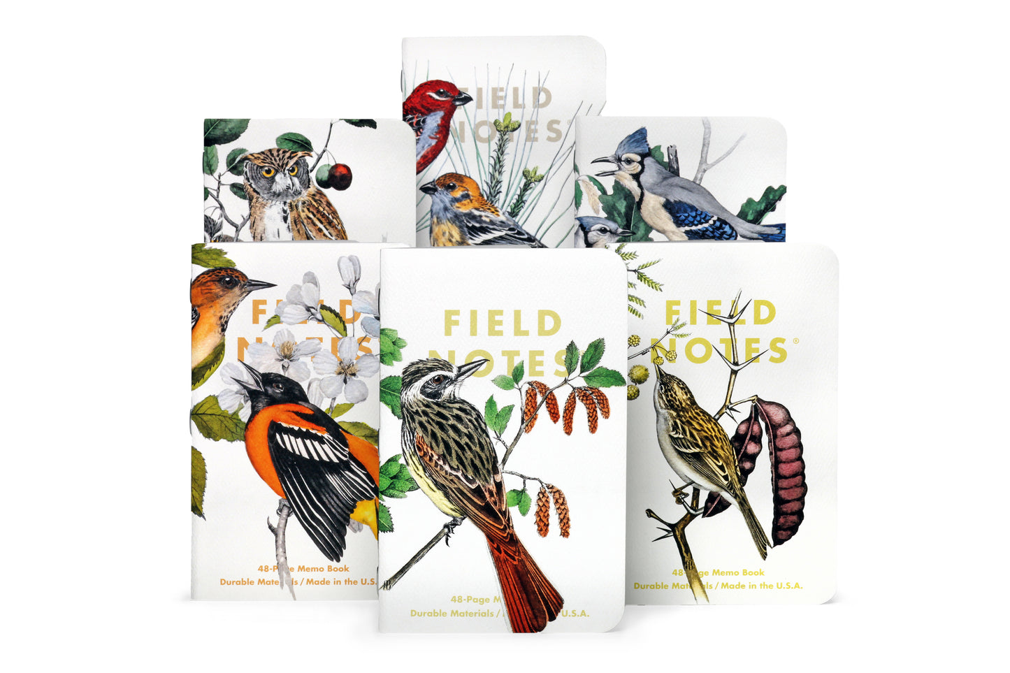 Field Notes Birds and Trees of North America - Pack of Three