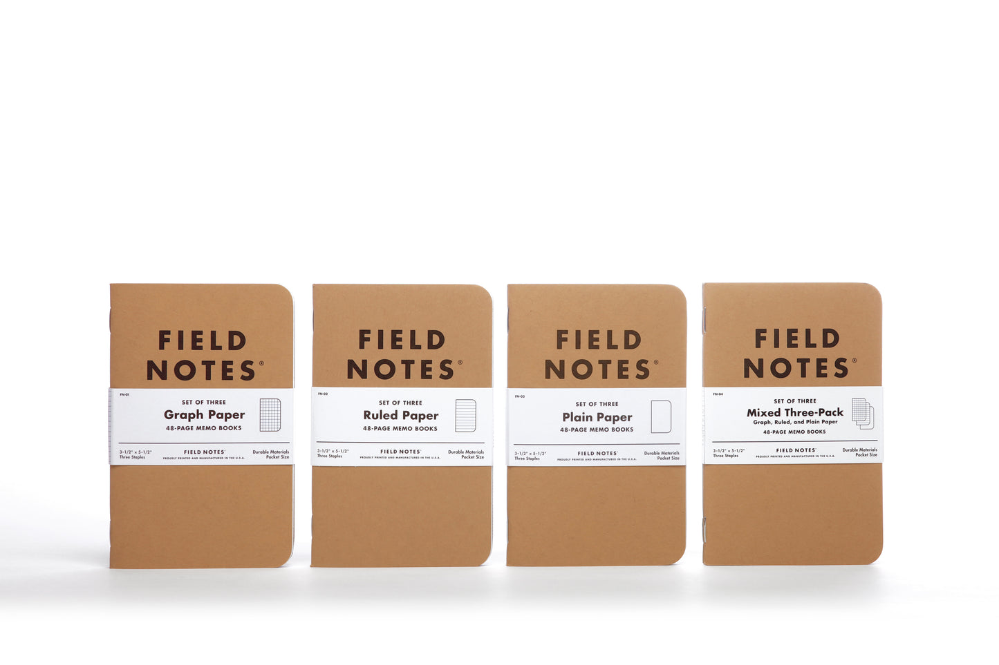 Field Notes Original Kraft - Pack of Three