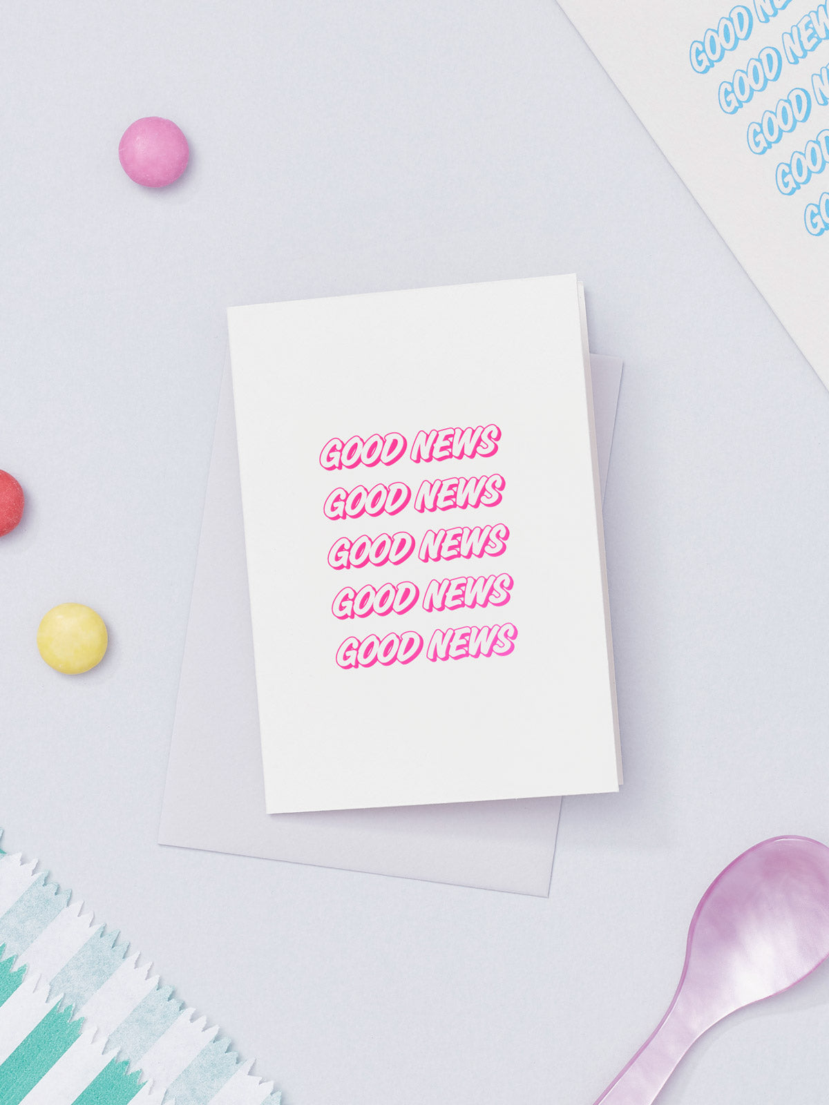 Good News Pink Mini Card