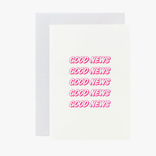 Good News Pink Mini Card
