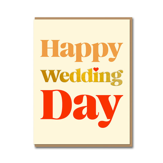 Happy Wedding Day Card