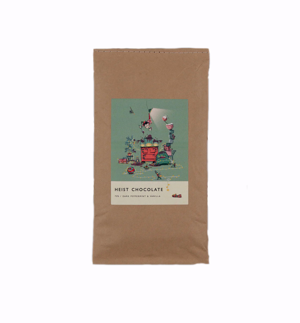 Heist 70% Dark Peppermint and Vanilla Chocolate