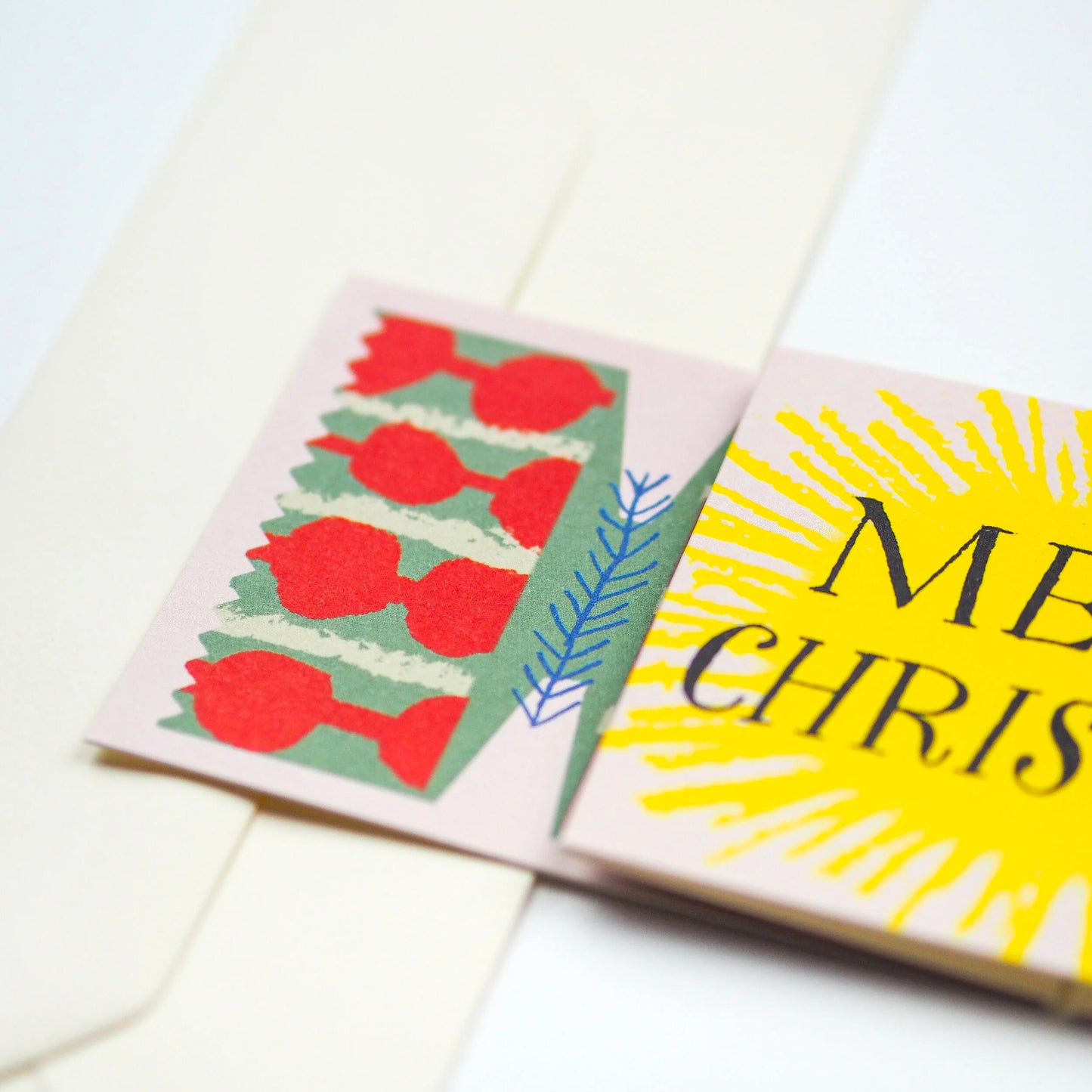 Splodge Christmas Cracker Card